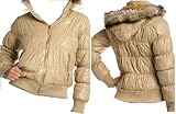 Rocawear - ROCAWEAR JUNIORS BOMBER JACKET TAN HOODED COAT