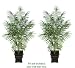 TWO 8' Artificial Tropical Areca Palm Trees,