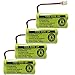 BAOBIAN 2.4V Rechargeable Cordless Phone Batteries Compatible with for AT&T/Lucent BT-18433 BT-184342 BT-28433 BT-284342 BT-6010 BT-8000 BT-8001 BT-8300 Empire CPH-515D CPH515D(Pack of 4)