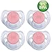 Philips Avent Translucent Toddler Pacifiers 6-18 Months - 4 Pack (Red)