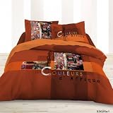 HOUSSE DE COUETTE 220X240 CM + 2 TO 63X63 CM AFRIQUE