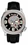 Marc Ecko Men's E13524G1 Black Leather Skull Face Watch