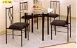 Black Finish Table/Chair