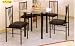 Black Finish Table/Chair