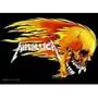 Metallica Flame Skull Fabric Tapestry Wall Hanging