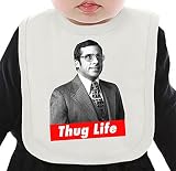 Thug Life Lamp Swag Brick Tamland ネクタイを有する有機ビブ Medium