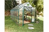EasyGrow EG45612-EASYGROW Greenhouse with full Shelving System 8x12, Double Doors