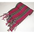Striped Pashmina shawl wrap with sparkly glitter thread. Beautiful striped unique designs.'