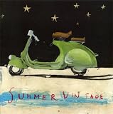 Summer Vintage Art Poster Print by Luca Bellandi, 28x28