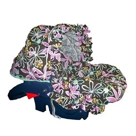 Cocoa Flower Infant Carseat Cover