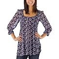 Xhilaration&reg; Juniors Tunic Boho Top - Vintage Fan