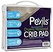 Pexils(tm) Premium Natural Organic Waterproof quilted Crib Mattress Pad Protector Fitted