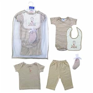 Hudson Baby 6-Piece Gift Collection, Yellow