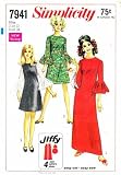 Simplicity 7941 Sewing Pattern Misses A-line Dress Size 12 - Bust 34