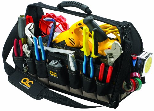 Custom LeatherCraft 1532 25-Pocket, 18-Inch Soft Sided Carpenters Tool Box