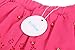 Arshiner Little Girls Winter Warm Leggings Pants with Tutu Lace Skirt,Rose Red 110(Age for 5-6Y)