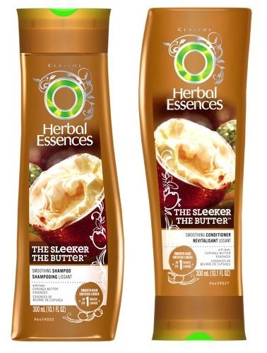 Herbal Essences The Sleeker The Butter - Smooth Shampoo & Conditioner - Smooth Hair In 1 Wash - Net Wt. 10.1 FL OZ (300 mL) Each - One Set