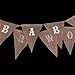 BABY SHOWER Hessian Bunting Banner Pennant Rustic Wedding Decor