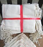 8x10 Cotton Muslin Drawstring Bags, 50 Pack