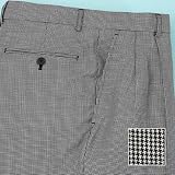 Worsted Wool Pleated Suit Trousers