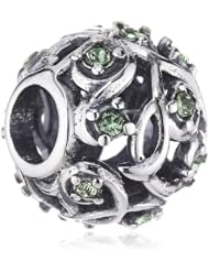 Chamilia Leaves and Vines (Peridot Swarovski) Charm