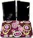 New Retro Circle Fun Trendy Flat Clutch Wallet --Black Purple Turquoise Brown Hot Pink