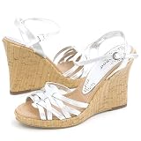Bamboo Island07 Wedges 7.5 Silver