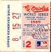 Orioles World Series 1969 Game 2 Sec.8 Row.15 Seat.27 Baseball Ticket Stubs