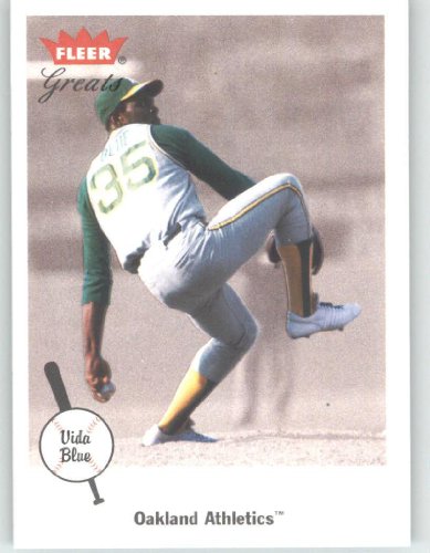 2002 Fleer Greats of the Game #69 Vida Blue - Oakland Athletics (Baseball Cards)