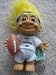 Russ Berrie San Diego Chargers Troll, with Yellow Hair