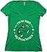 I'm so Irish My Liver Hurts | Funny St. Patrick's Day Women's Green Deep V-Neck