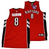 Jose Calderon Jersey: adidas Red Swingman #8 Toronto Raptors Jersey