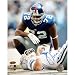 Osi Umenyiora Autographed/Hand Signed New York Giants 8x10 Photo (Over Bledsoe)