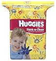 Huggies Supreme Thick-N-Clean Fragrance Free Baby Wipes Refill, 184-Count Pack (Pack of 3)