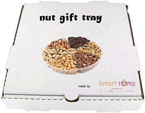 Nuts - Freshly Roasted Nut Gift Tray 6-Section -The Best Holiday Gift Giving. or For Everyday Snacking.