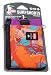 Chums Surfshorts Wallet - Lightweight Slim Wallet with RFID Blocking Card & Clear ID Window - Zippered, Minimalist Wallet w/Key Ring (Aqua Flauge Jellyfish)
