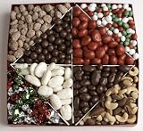 Holiday Signature Box (Large), Gourmet Nuts and Chocolates Gift Box