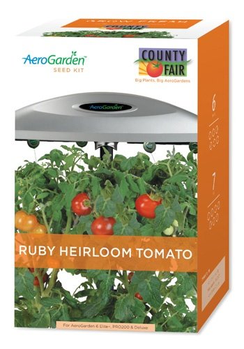 AeroGarden 6 Pod Ruby Heirloom Tomato Seed Kit for Tall Gardens 800541 0200