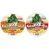 ペヤング　わかめMAXラーメン　醤油・味噌　２種各６個セット