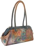 Review Anuschka  / Anuschka Medium Satchel - Premium Peacock Feather Leather Handbags