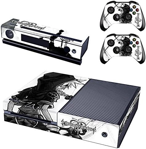 GOOOD Vinyl Fashion Xbox one Skin Decal for Xbox one Console and 2PCS Xbox one Controller Skins Stickers - Kingdom Hearts