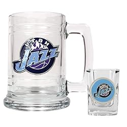 Utah Jazz NBA Boilermaker Set - Primary Logo by Great American Products