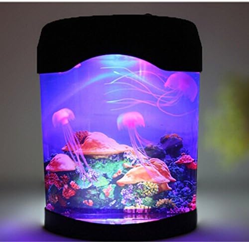 Novelty LED Artificial Jellyfish Aquarium Lighting Fish Tank Night Light Lamp