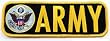 US Army Insignia Shoulder Patch Embroidered Iron-On Military Veteran Emblem
