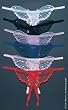 Butterfly Crotchless With Pearl Sequin Detail Butterfly Crotchless With Pearl Sequin Detail