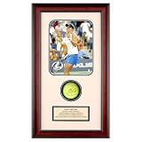 Kim Clijsters Shadowbox with Autographed Tennis Ball - Nice Point