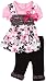 Little Lass Baby-girls Infant 2 Piece Jumper Set with Floral Cropped Legging
