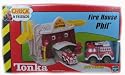 Tonka Lil' Chuck & Friends Fire House Phil Playset with Hook' N Ladder Fire Truck