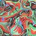 Kinetic Energy, Painting by Jerry Clovis, Canvas Print