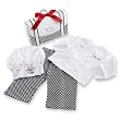 Baby Aspen Big Dreamzzz Baby Chef Layette Set with Gift Box, White, 0-6 Months